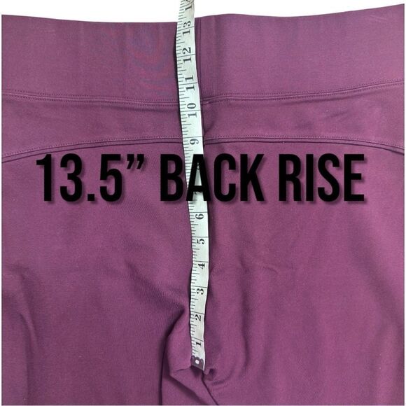 Seven7 Purple Maroon Leggings Form-Fitting Stretchy Bottoms Sz XL - Picture 6 of 10